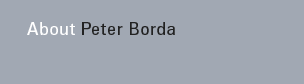 About Peter Borda